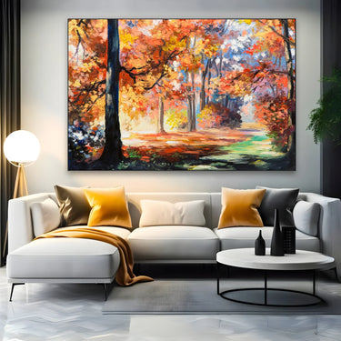 Quadro Stampa su Tela Serenità nei boschi - CupidoDesign