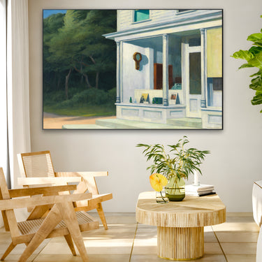 Quadro Stampa su Tela Sette del Mattino, Edward Hopper - CupidoDesign