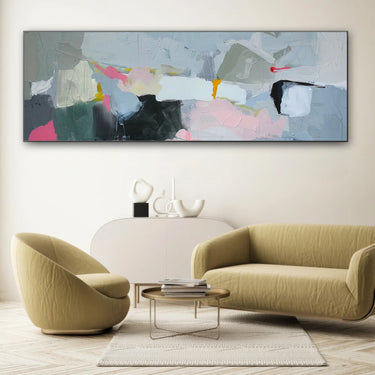 Quadro Stampa su Tela Sfumature Intrecciate - CupidoDesign