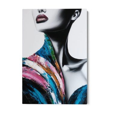 Quadro Stampa su Tela Sguardo Ghiaccio - CupidoDesign