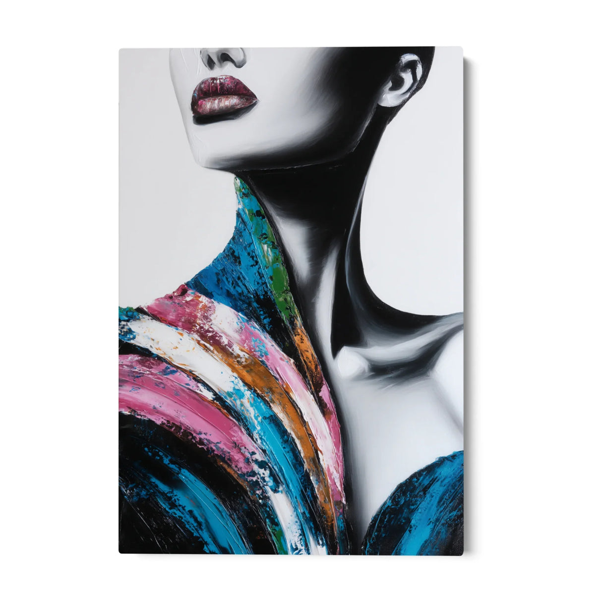 Quadro Stampa su Tela Sguardo Ghiaccio - CupidoDesign