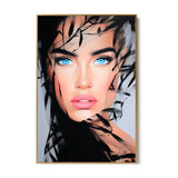 Quadro Stampa su Tela Sguardo Infinito - CupidoDesign