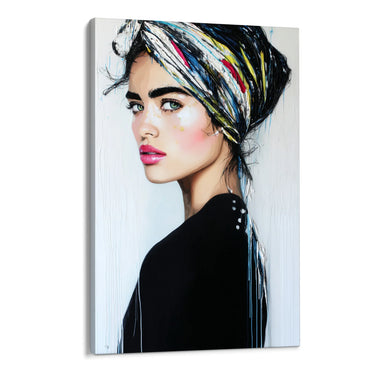 Quadro Stampa su Tela Sguardo Laterale - CupidoDesign