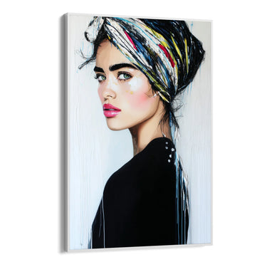Quadro Stampa su Tela Sguardo Laterale - CupidoDesign