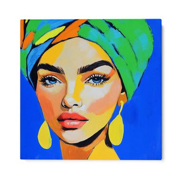 Quadro Stampa su Tela Sguardo Luminoso - CupidoDesign