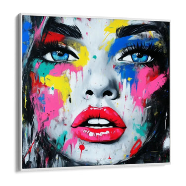 Quadro Stampa su Tela Sguardo Pop - CupidoDesign