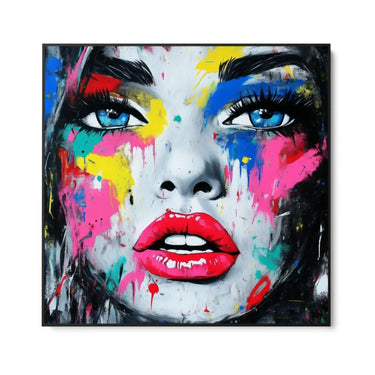 Quadro Stampa su Tela Sguardo Pop - CupidoDesign