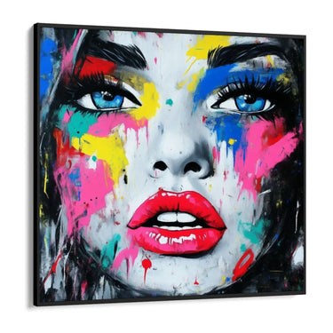 Quadro Stampa su Tela Sguardo Pop - CupidoDesign