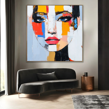 Quadro Stampa su Tela Sguardo Ribelle - CupidoDesign
