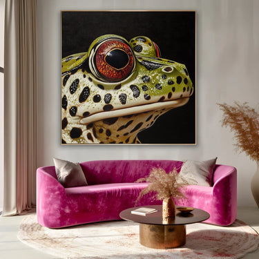 Quadro Stampa su Tela Sguardo Selvaggio - CupidoDesign