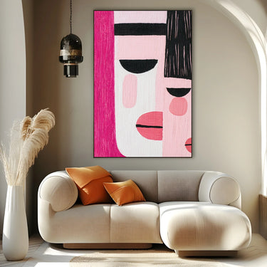Quadro Stampa su Tela Sguardo Soffice - CupidoDesign