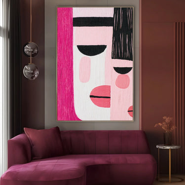 Quadro Stampa su Tela Sguardo Soffice - CupidoDesign