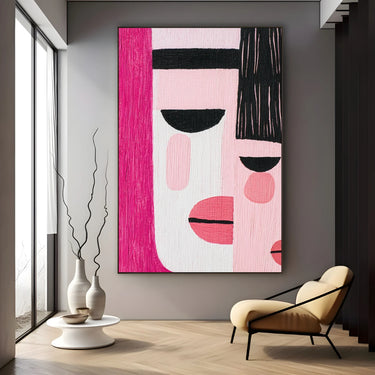 Quadro Stampa su Tela Sguardo Soffice - CupidoDesign