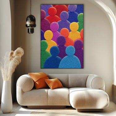 Quadro Stampa su Tela Sguardo Totale - CupidoDesign