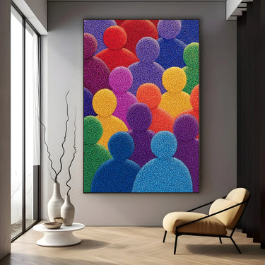Quadro Stampa su Tela Sguardo Totale - CupidoDesign