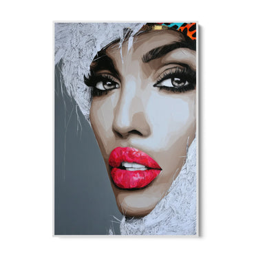 Quadro Stampa su Tela Sguardo Ventoso - CupidoDesign