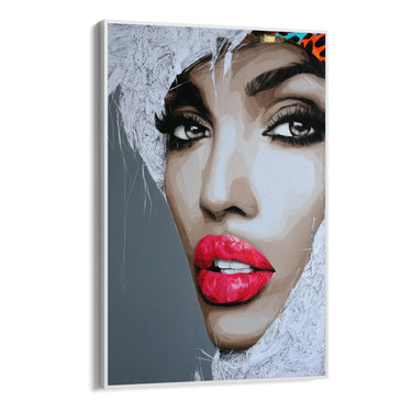 Quadro Stampa su Tela Sguardo Ventoso - CupidoDesign