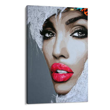 Quadro Stampa su Tela Sguardo Ventoso - CupidoDesign