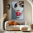 Quadro Stampa su Tela Sguardo Ventoso - CupidoDesign