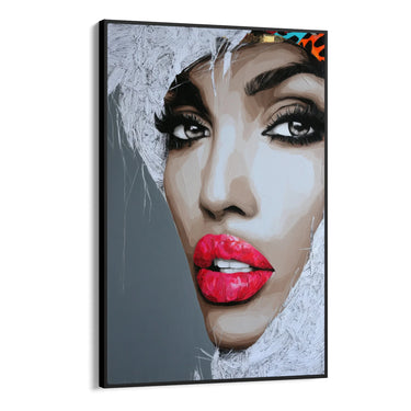 Quadro Stampa su Tela Sguardo Ventoso - CupidoDesign