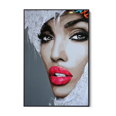 Quadro Stampa su Tela Sguardo Ventoso - CupidoDesign