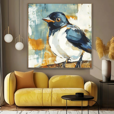 Quadro Stampa su Tela Sguardo d’Inverno - CupidoDesign
