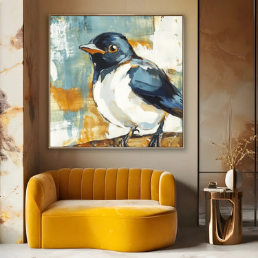 Quadro Stampa su Tela Sguardo d’Inverno - CupidoDesign