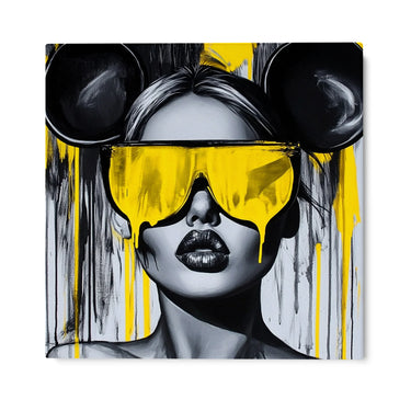 Quadro Stampa su Tela Sguardo sotto il caos - CupidoDesign