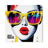 Quadro Stampa su Tela Silent but fabulous - CupidoDesign