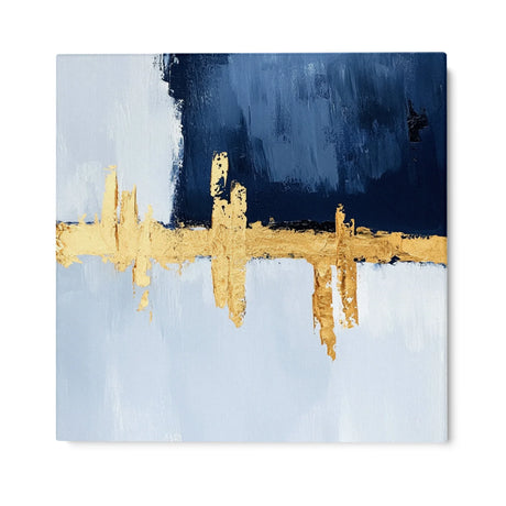Quadro Stampa su Tela Silenzio Blu - CupidoDesign