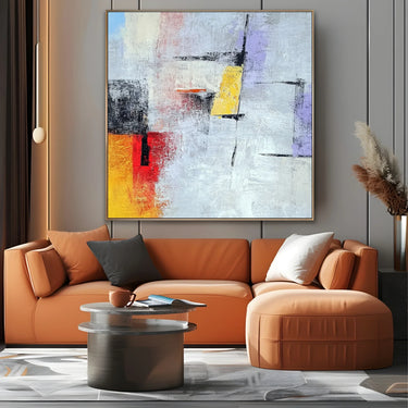 Quadro Stampa su Tela Silenzio Cromatico - CupidoDesign