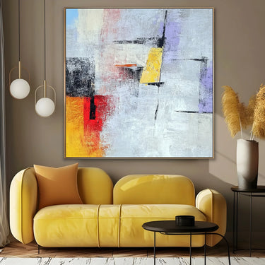 Quadro Stampa su Tela Silenzio Cromatico - CupidoDesign