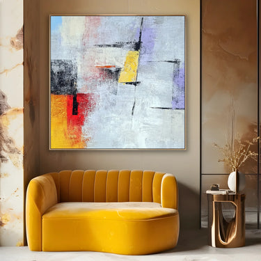 Quadro Stampa su Tela Silenzio Cromatico - CupidoDesign