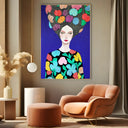 Quadro Stampa su Tela Silenzio Fiorito - CupidoDesign