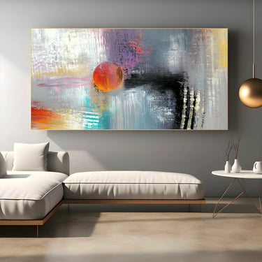 Quadro Stampa su Tela Silenzio Ovale - CupidoDesign