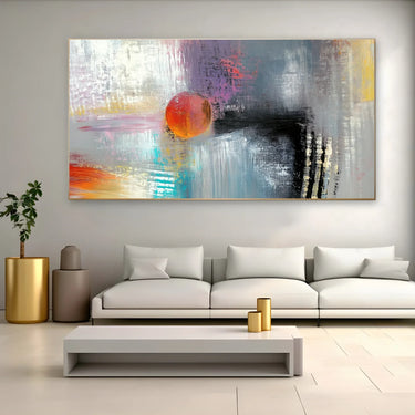 Quadro Stampa su Tela Silenzio Ovale - CupidoDesign