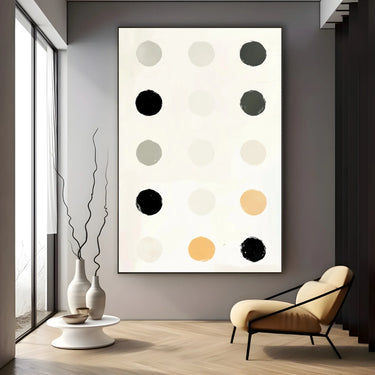 Quadro Stampa su Tela Silenzio Tondo - CupidoDesign