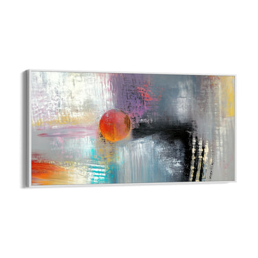Quadro Stampa su Tela Silenzio Ovale - CupidoDesign