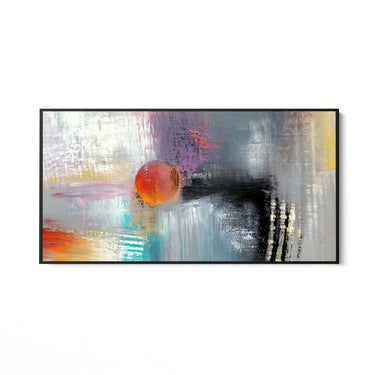 Quadro Stampa su Tela Silenzio Ovale - CupidoDesign