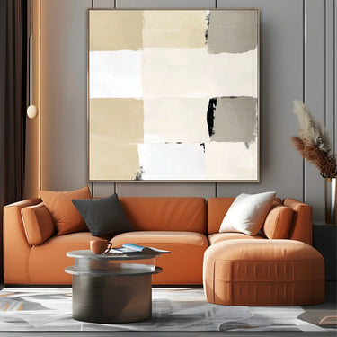 Quadro Stampa su Tela Simmetria Chiara - CupidoDesign