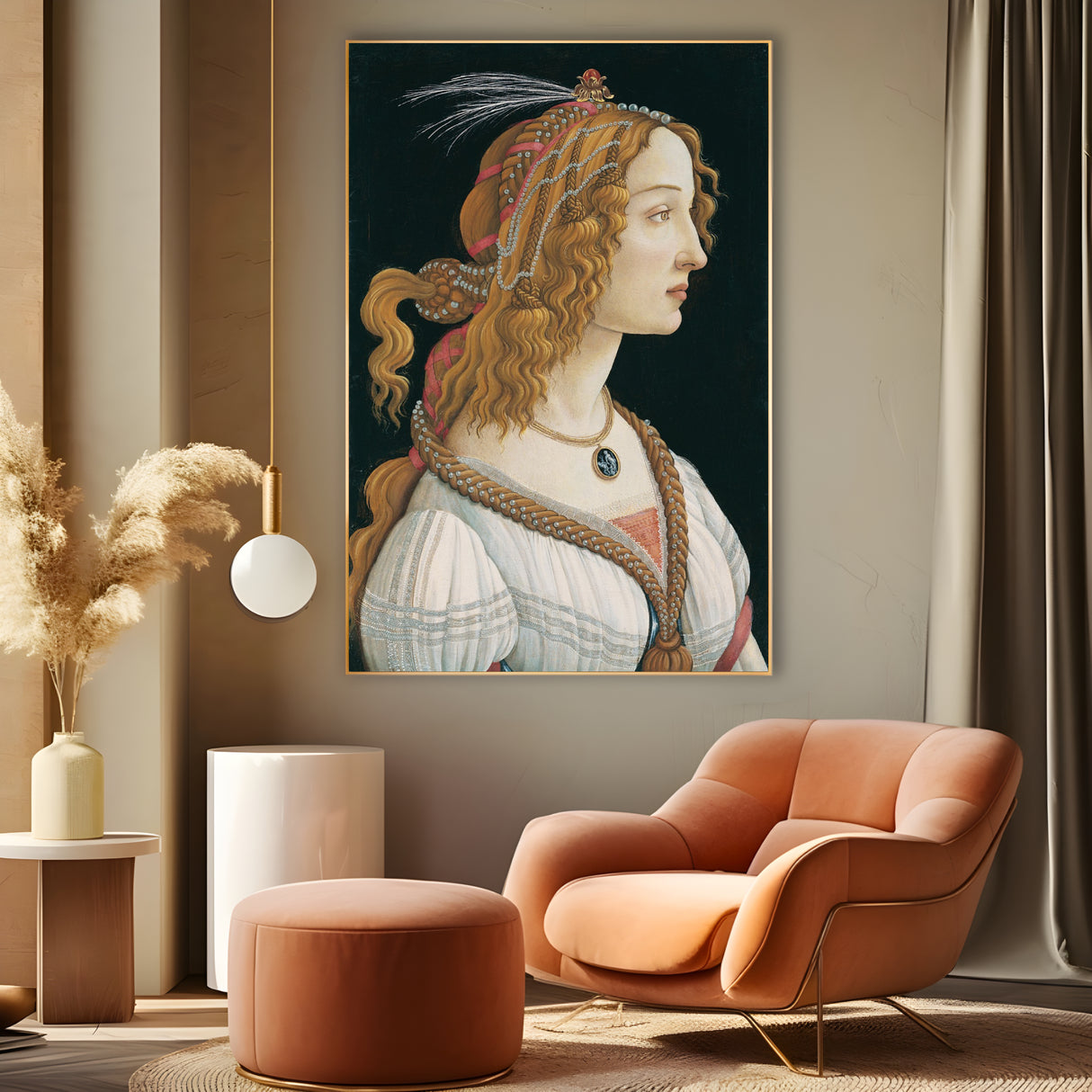 Quadro Stampa su Tela Simonetta Vespucci, Sandro Botticelli - CupidoDesign