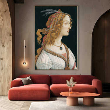 Quadro Stampa su Tela Simonetta Vespucci, Sandro Botticelli - CupidoDesign