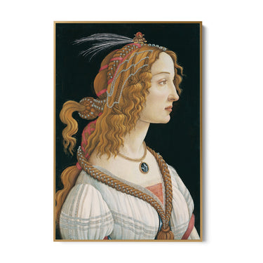 Quadro Stampa su Tela Simonetta Vespucci, Sandro Botticelli - CupidoDesign