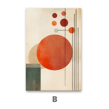 Quadro Stampa su Tela Sinfonia Geometrica - CupidoDesign