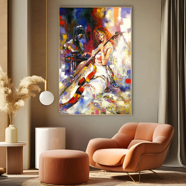Quadro Stampa su Tela Sinfonia Intima - CupidoDesign