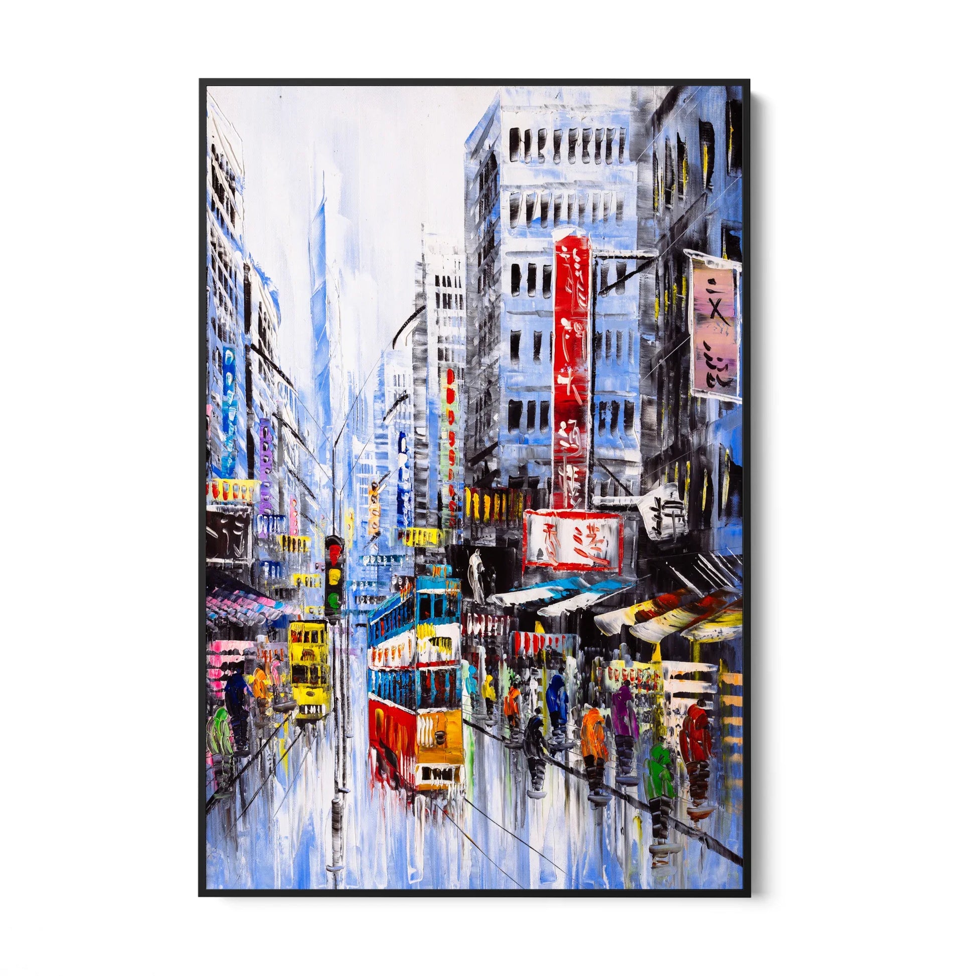 Quadro Stampa su Tela Sinfonia Urbana - CupidoDesign