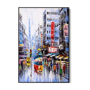 Quadro Stampa su Tela Sinfonia Urbana - CupidoDesign