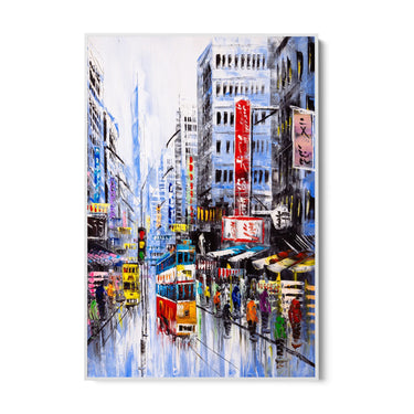 Quadro Stampa su Tela Sinfonia Urbana - CupidoDesign