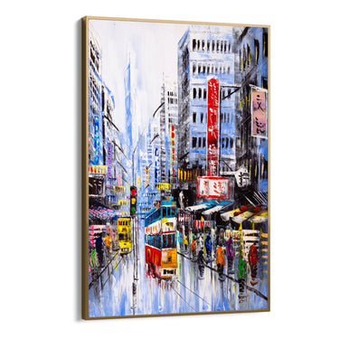 Quadro Stampa su Tela Sinfonia Urbana - CupidoDesign