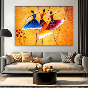 Quadro Stampa su Tela Sinfonia di movimenti - CupidoDesign
